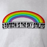 Rainbow is smiling shirt created at Omniverz.com